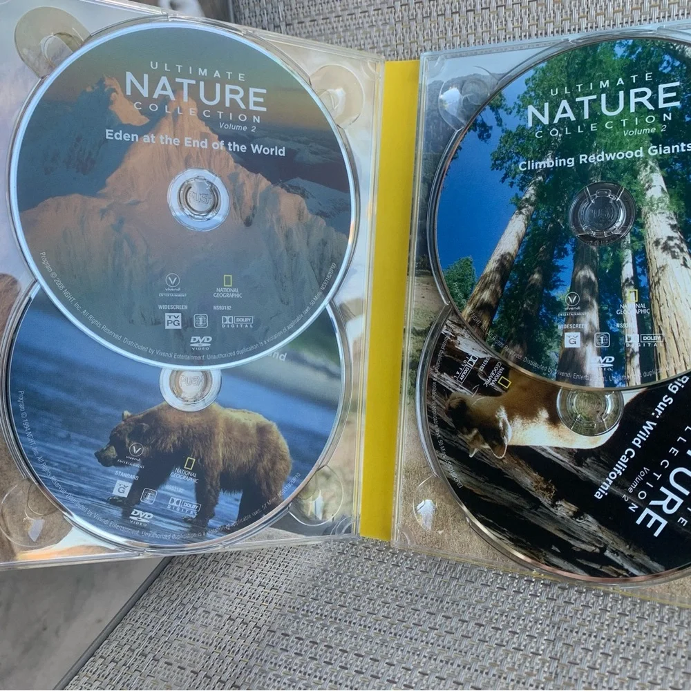 Ultimate Nature Collection National Geographic 10 Disc Set DVD Video PG